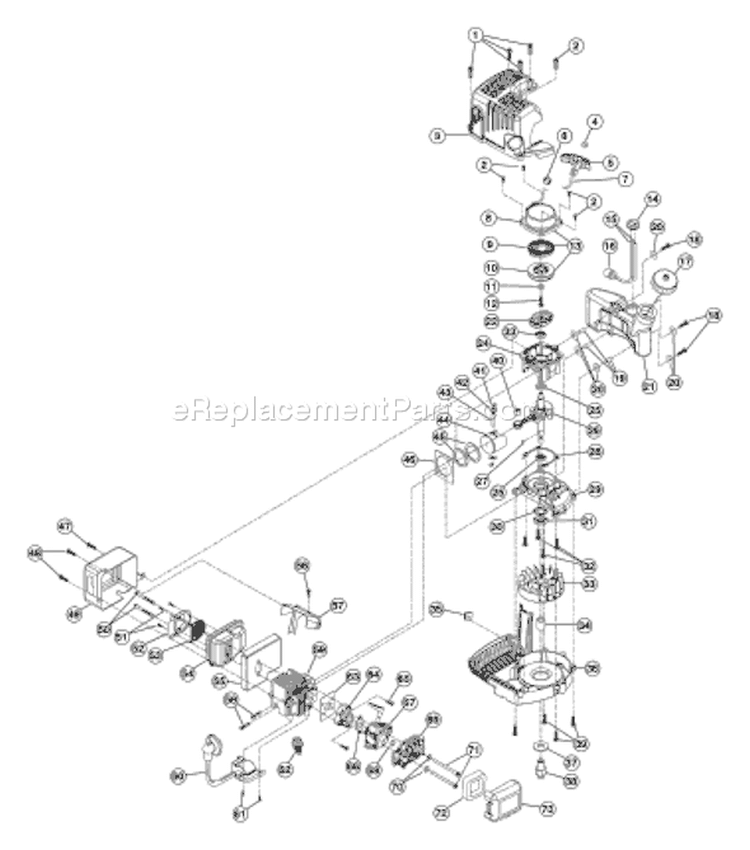 Page A Diagram and Parts List for YM290 41AR290G701 Yard Man Leaf Blower / Vacuum
